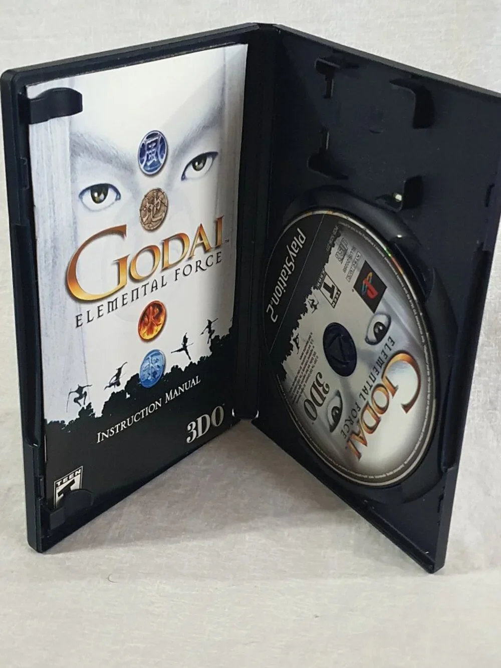 Godai Elemental Force - Sony Playstation 2 PS2 - CIB Complete - Tested Good Disc
